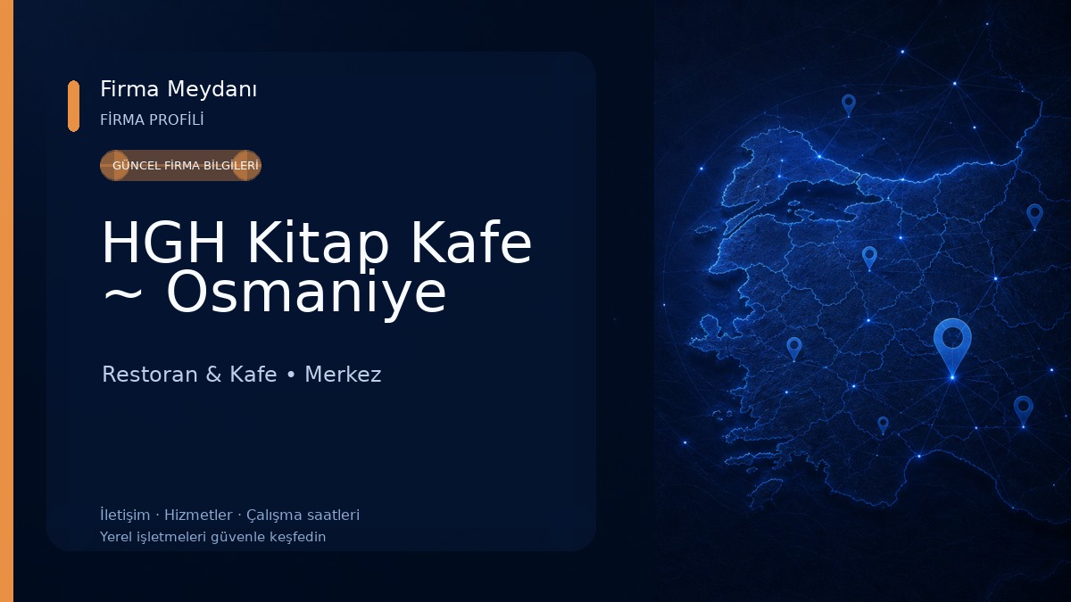 HGH Kitap Kafe ~ Osmaniye