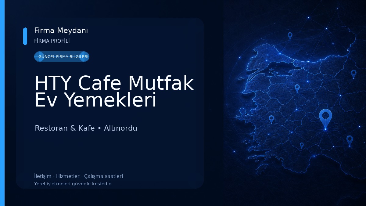 HTY Cafe Mutfak Ev Yemekleri 