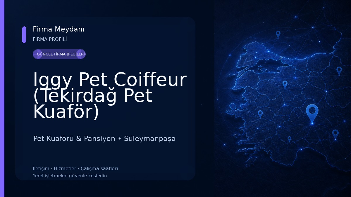 Iggy Pet Coiffeur (Tekirdağ Pet Kuaför)