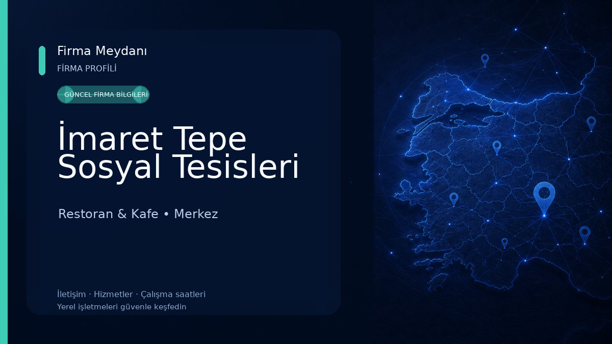 İmaret Tepe Sosyal Tesisleri Restoran & Kafe
