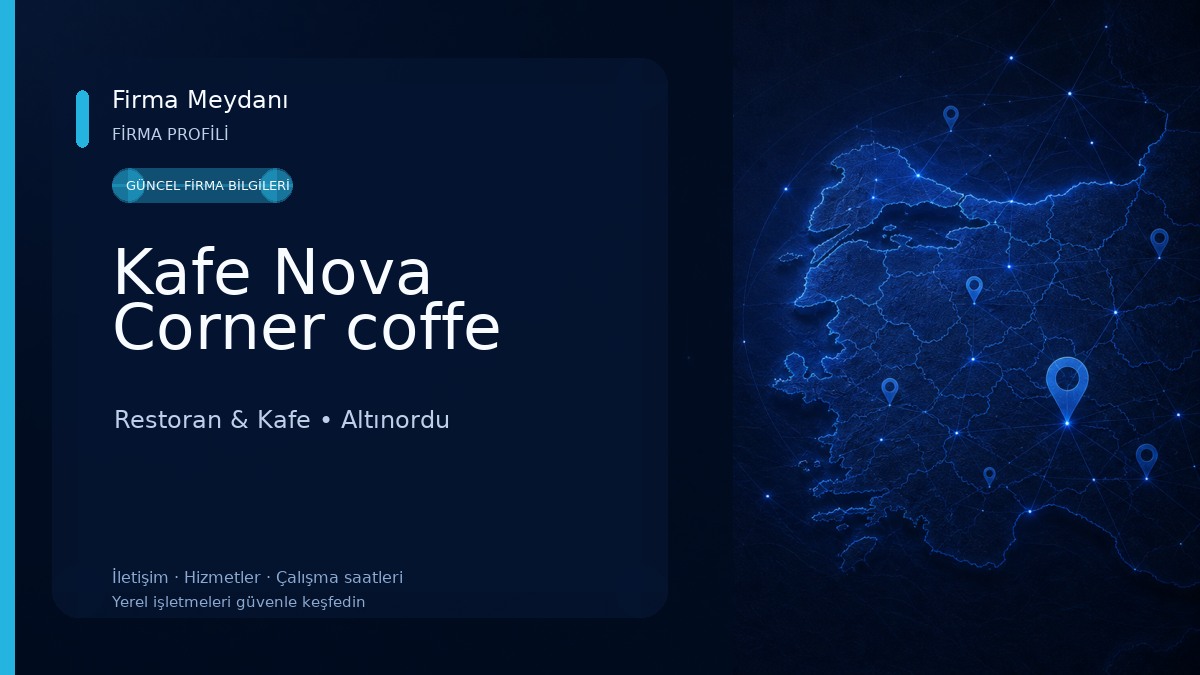 Kafe Nova Corner coffe