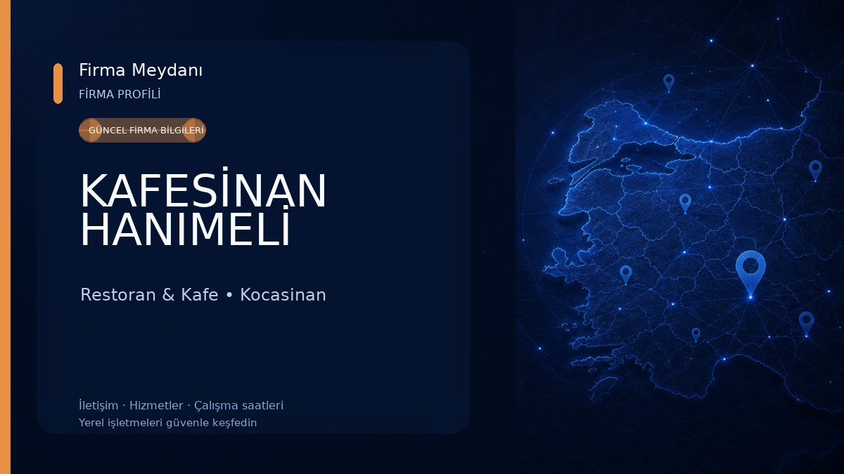 KAFESİNAN HANIMELİ Restoran & Kafe