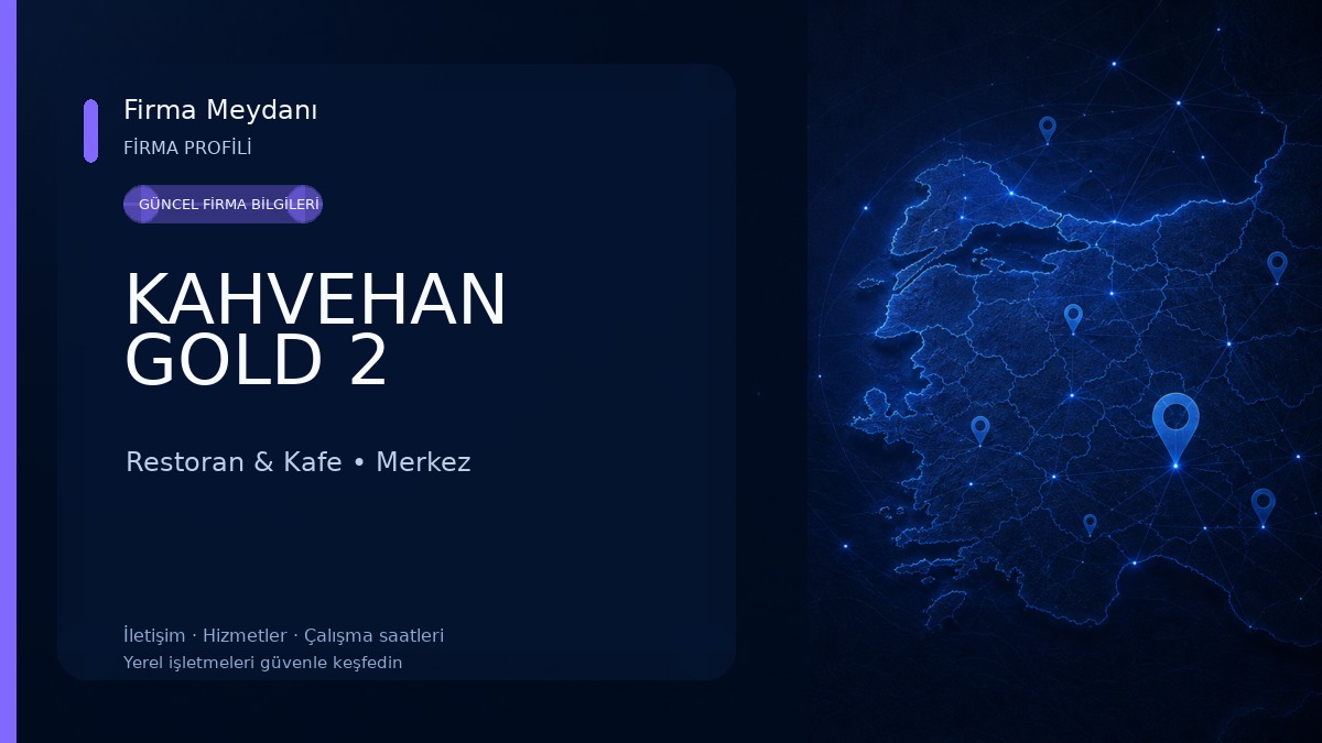 KAHVEHAN GOLD 2 Restoran & Kafe