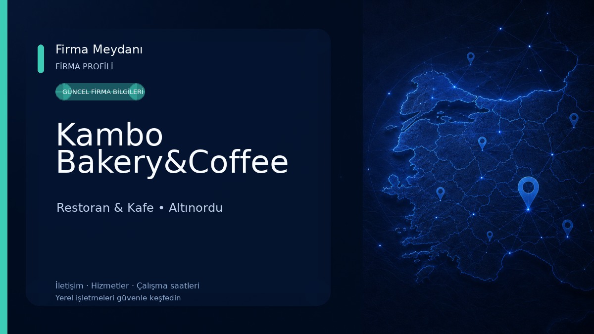 Kambo Bakery&Coffee Restoran & Kafe