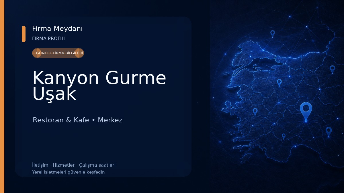 Kanyon Gurme Uşak Restoran & Kafe
