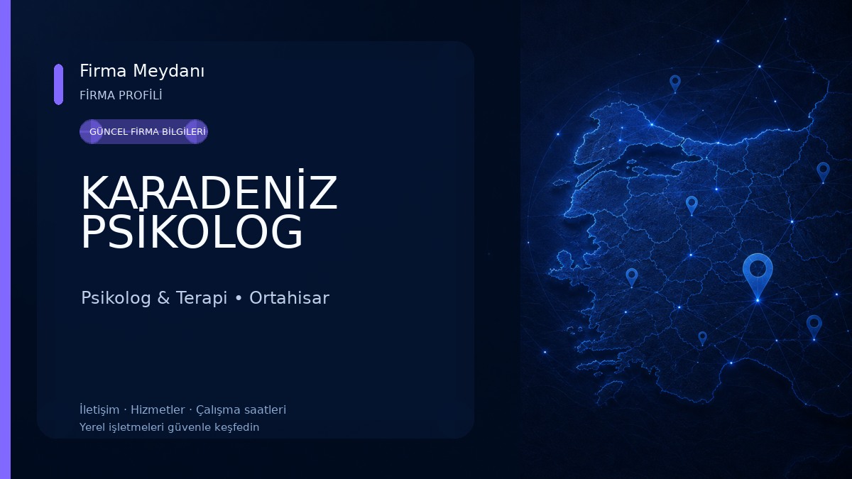 KARADENİZ PSİKOLOG Psikolog & Terapi