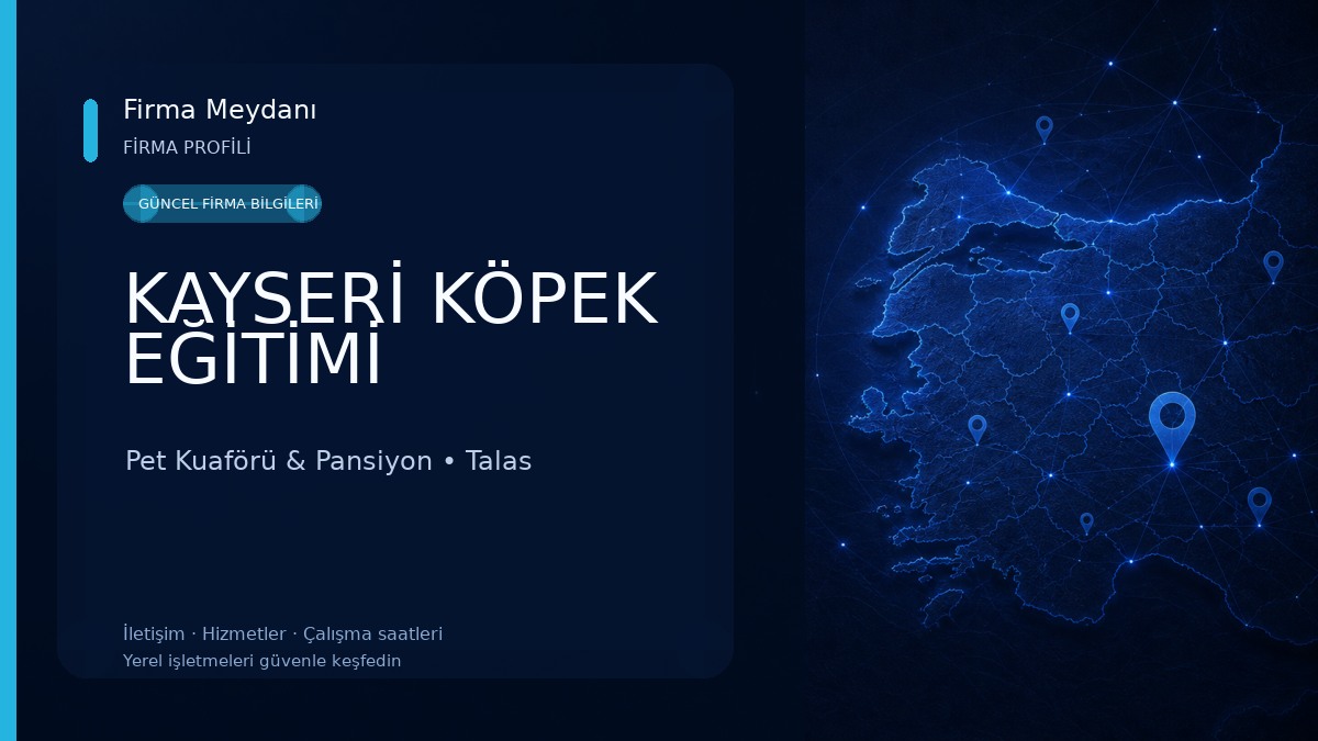 KAYSERİ KÖPEK EĞİTİMİ 
