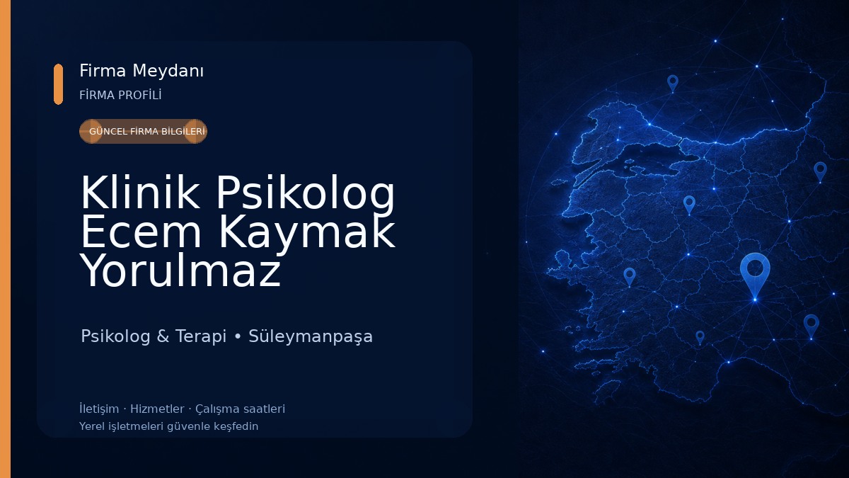 Klinik Psikolog Ecem Kaymak Yorulmaz Psikolog & Terapi