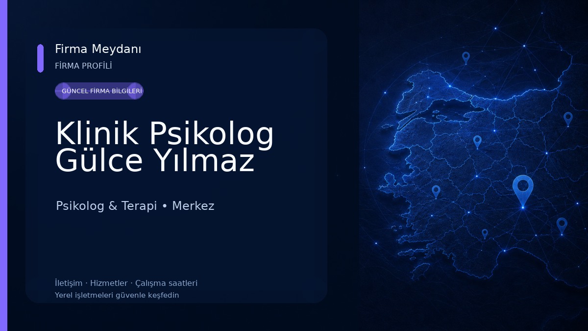 Klinik Psikolog Gülce Yılmaz 