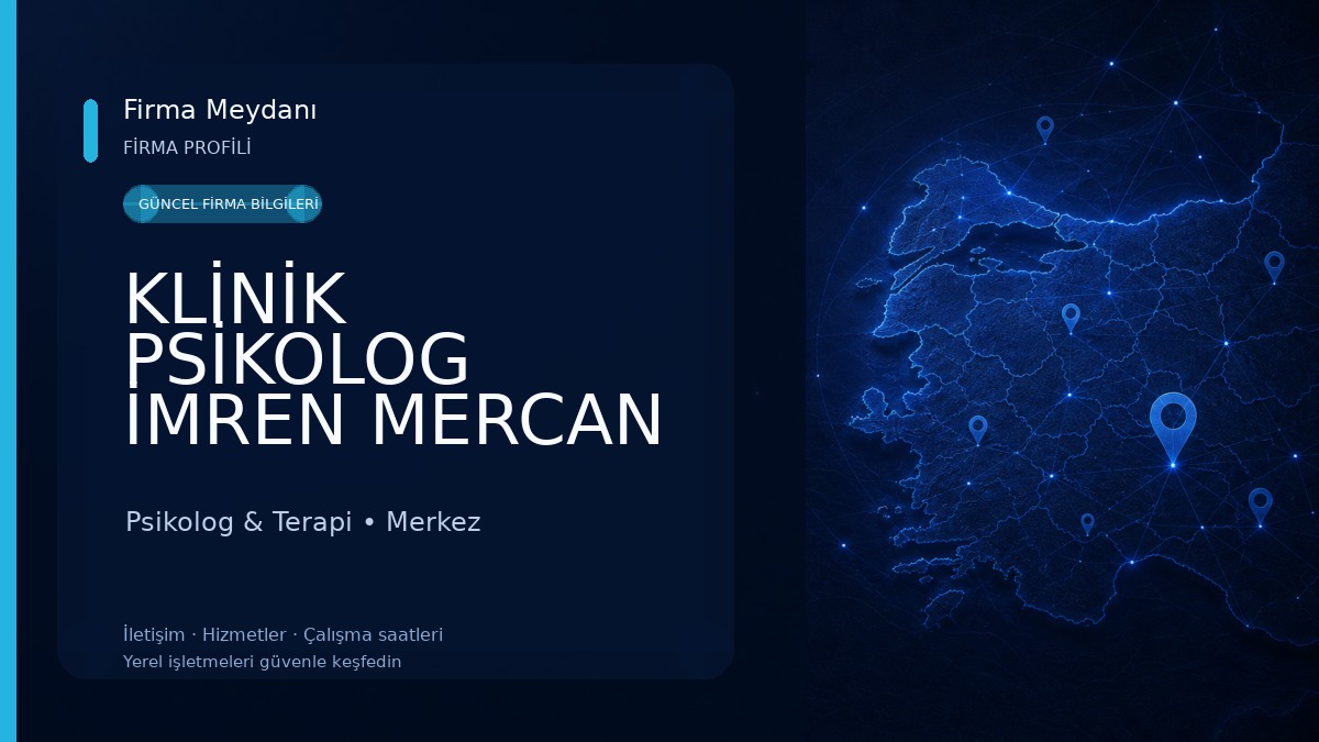 KLİNİK PSİKOLOG İMREN MERCAN Psikolog & Terapi