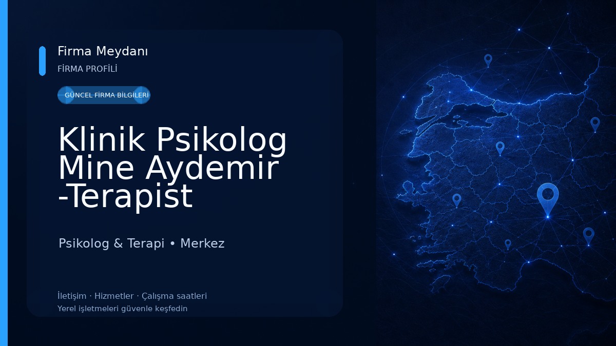 Klinik Psikolog Mine Aydemir -Terapist