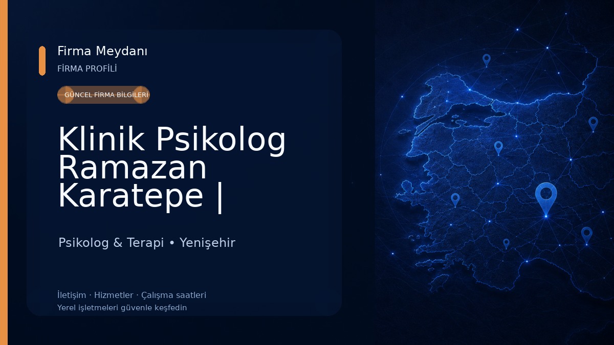 Klinik Psikolog Ramazan Karatepe | Mersindeki Psikolog | Terapist