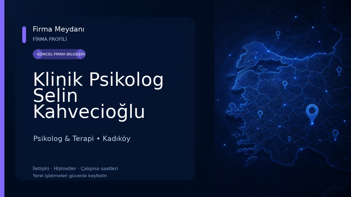 Klinik Psikolog Selin Kahvecioğlu Ocak - Birey Çift ve Aile Terapisti - BDT- EMDR- Kadıköy Psikolog- Online Terapi 