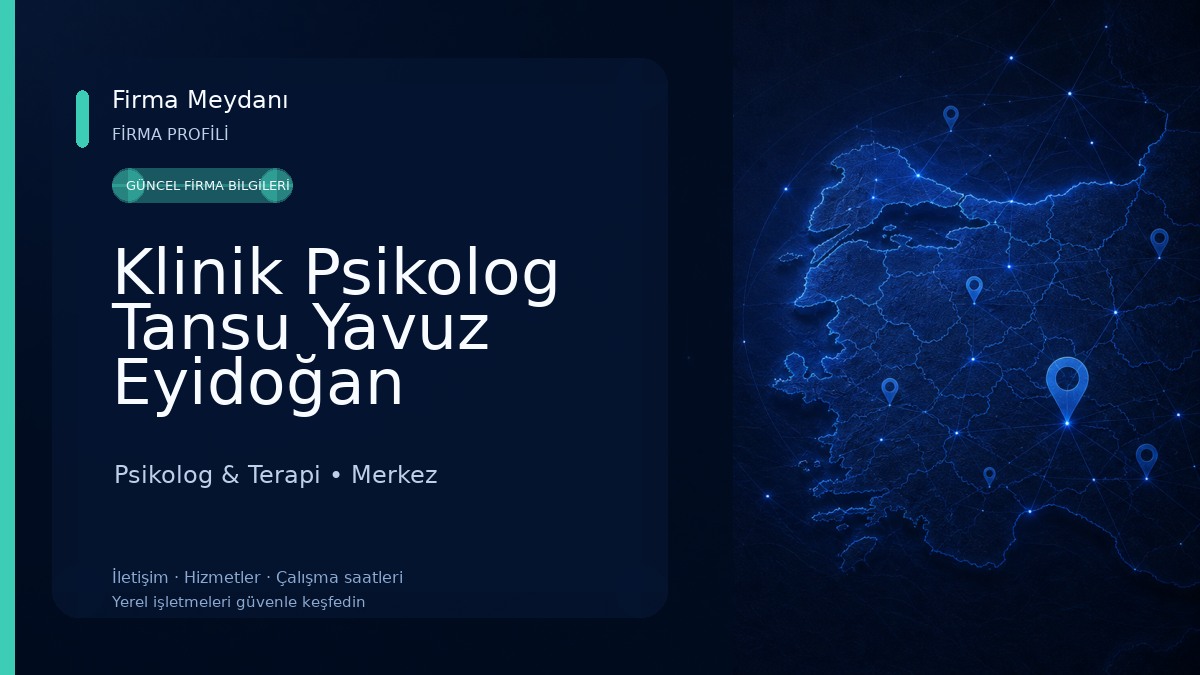 Klinik Psikolog Tansu Yavuz Eyidoğan