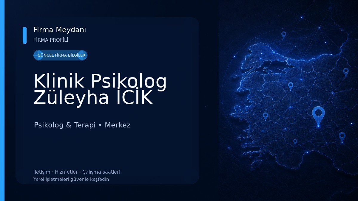 Klinik Psikolog Züleyha İCİK