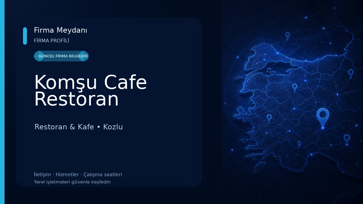 Komşu Cafe Restoran Restoran & Kafe