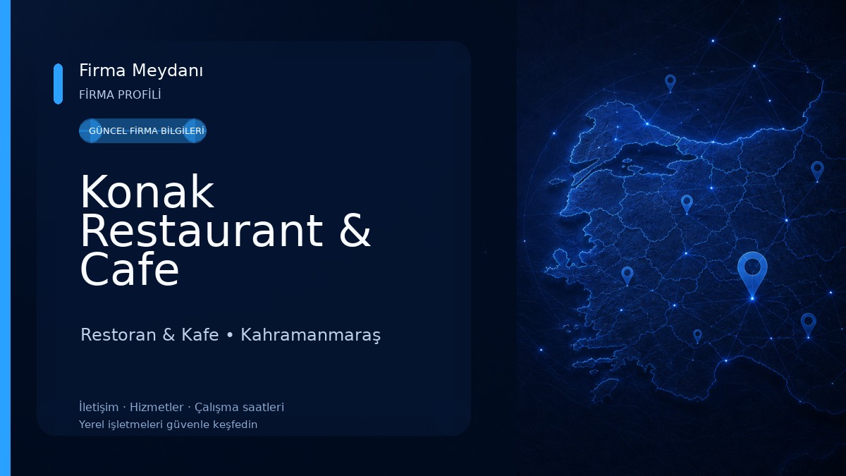 Konak Restaurant & Cafe Restoran & Kafe