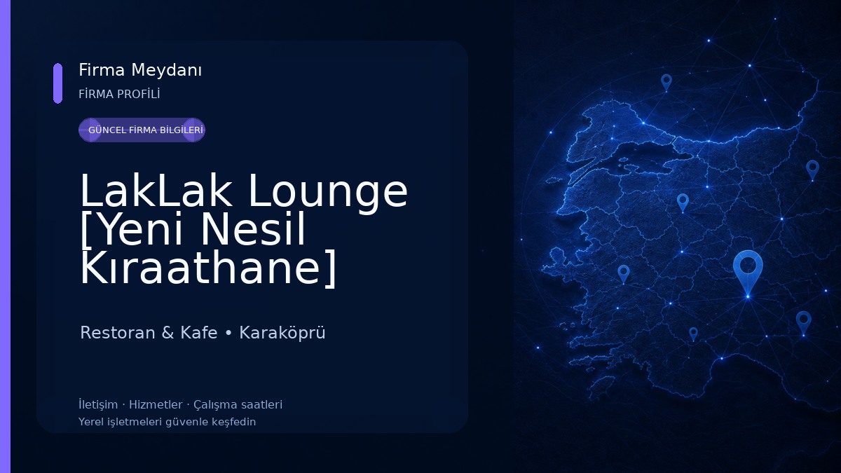 LakLak Lounge [Yeni Nesil Kıraathane] 