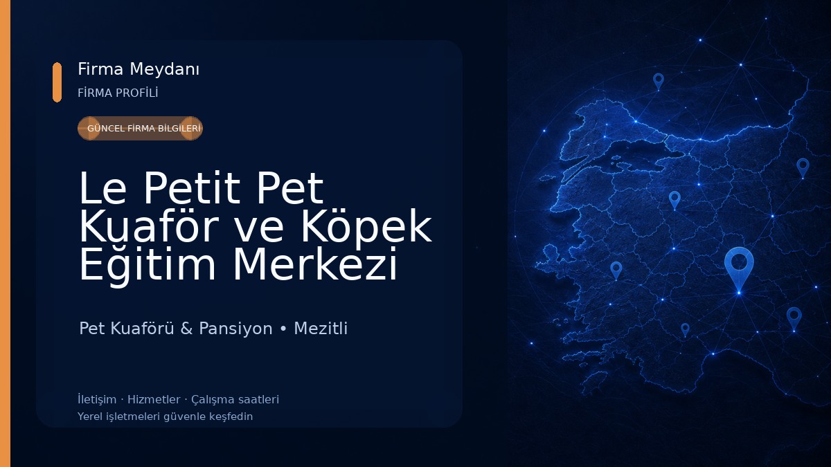 Le Petit Pet Kuaför ve Köpek Eğitim Merkezi
