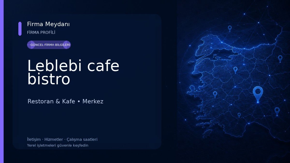 Leblebi cafe bistro