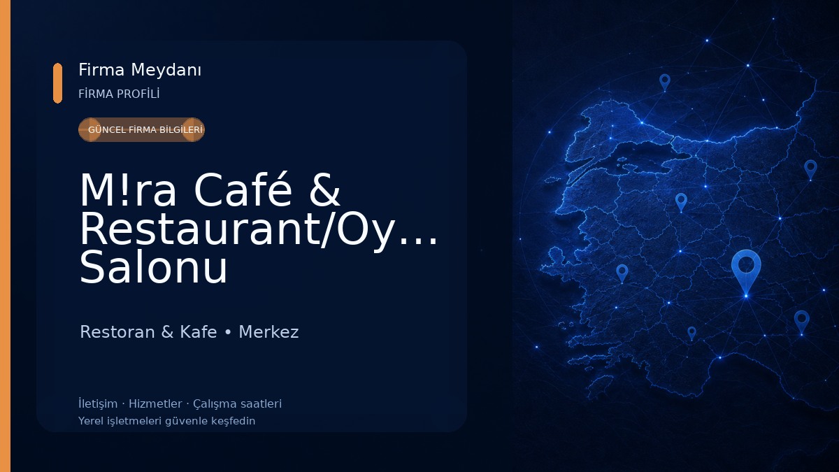 M!ra Café & Restaurant/Oyun Salonu