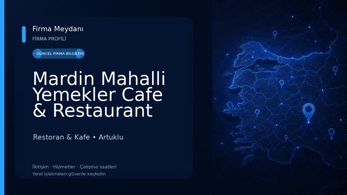 Mardin Mahalli Yemekler Cafe & Restaurant