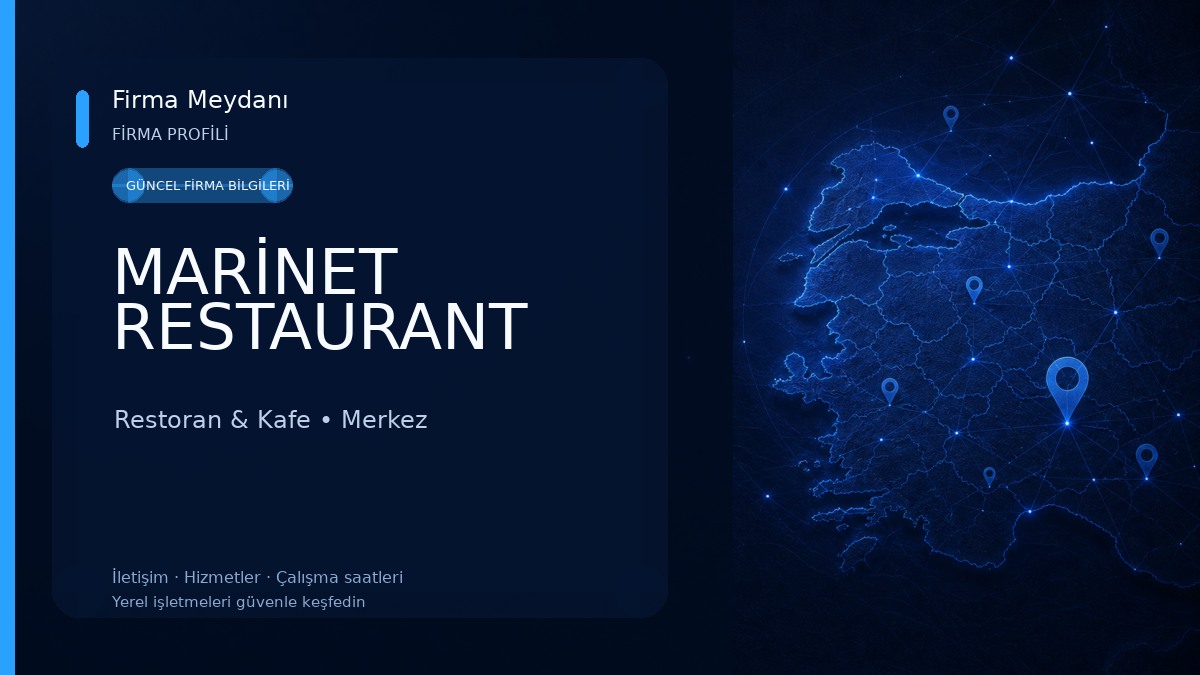 MARİNET RESTAURANT Restoran & Kafe