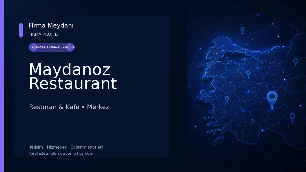 Maydanoz Restaurant Restoran & Kafe