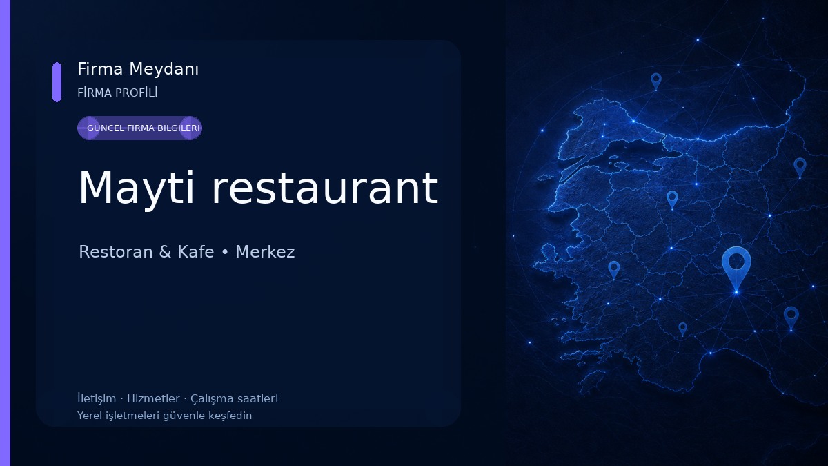 Mayti restaurant Restoran & Kafe