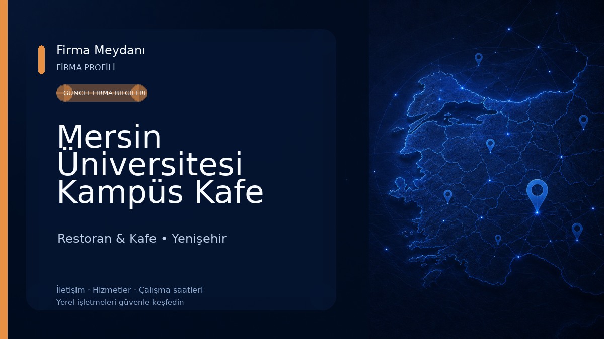 Mersin Üniversitesi Kampüs Kafe Restoran & Kafe