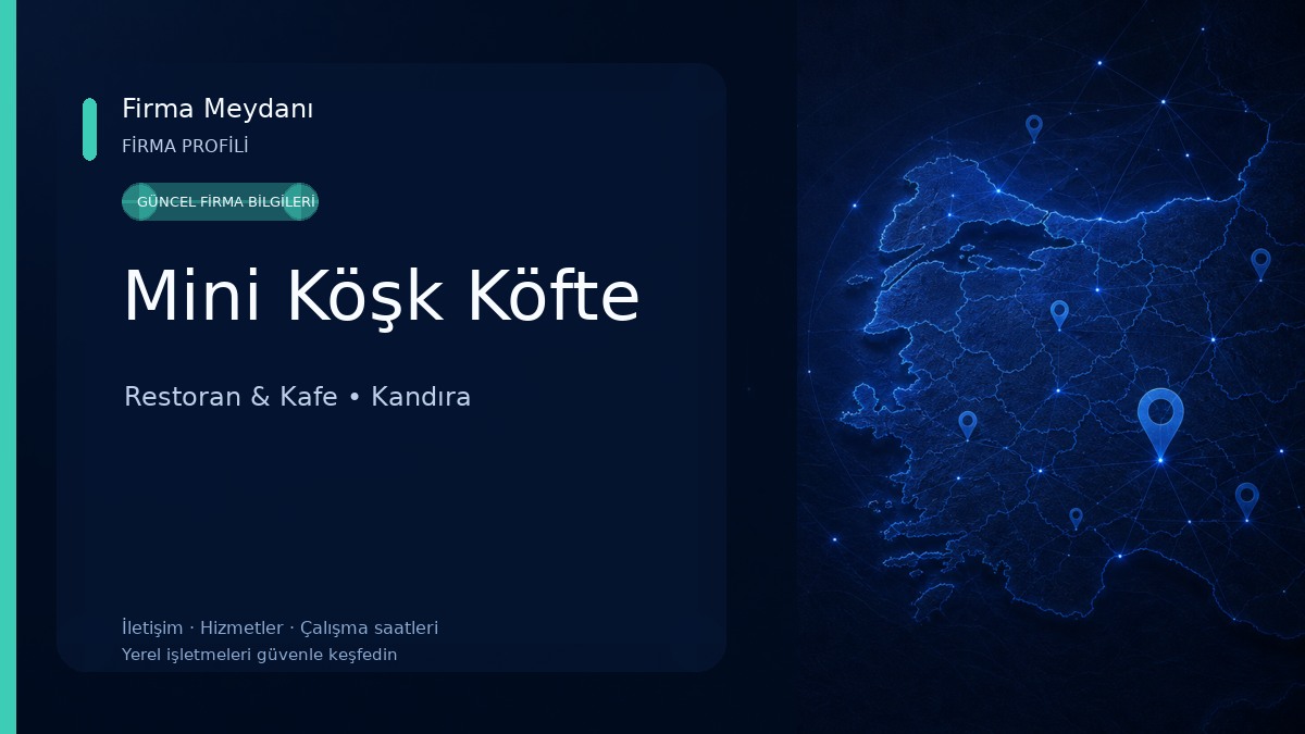 Mini Köşk Köfte Restoran & Kafe