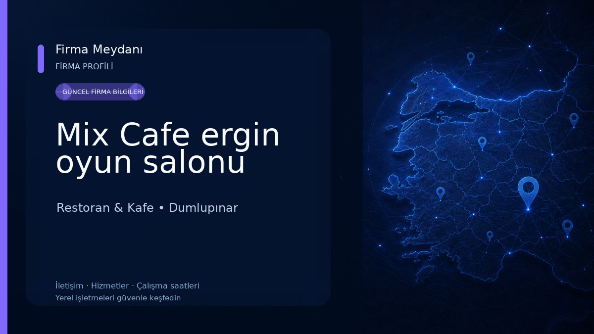 Mix Cafe ergin oyun salonu