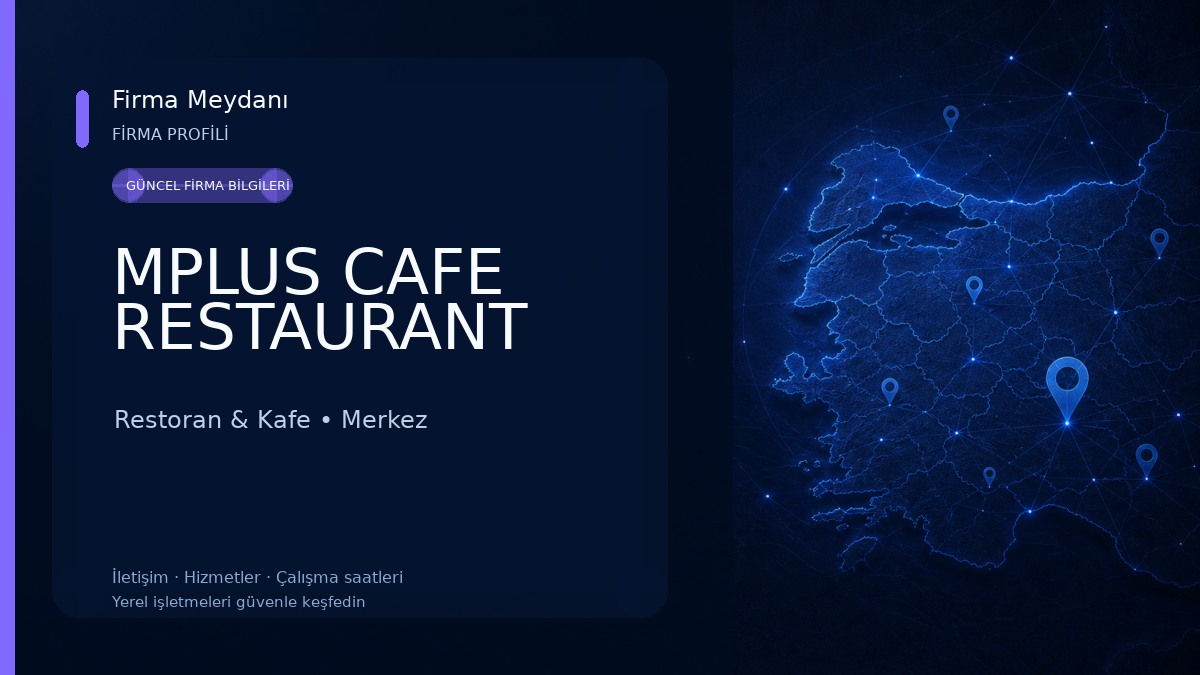 MPLUS CAFE RESTAURANT Restoran & Kafe