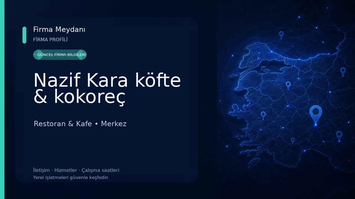 Nazif Kara köfte & kokoreç