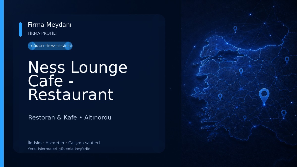 Ness Lounge Cafe - Restaurant Restoran & Kafe