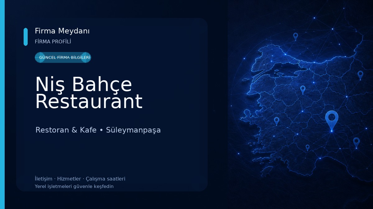 Niş Bahçe Restaurant Restoran & Kafe