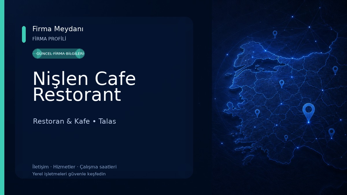 Nişlen Cafe Restorant Restoran & Kafe