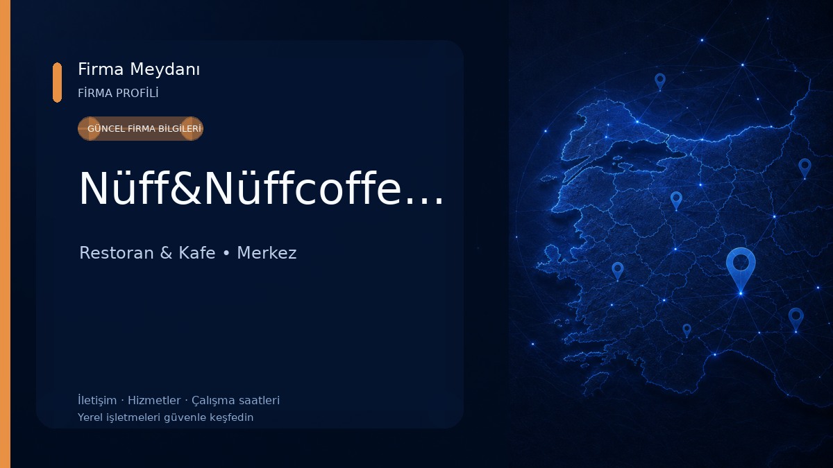 Nüff&Nüffcoffeeshop Restoran & Kafe