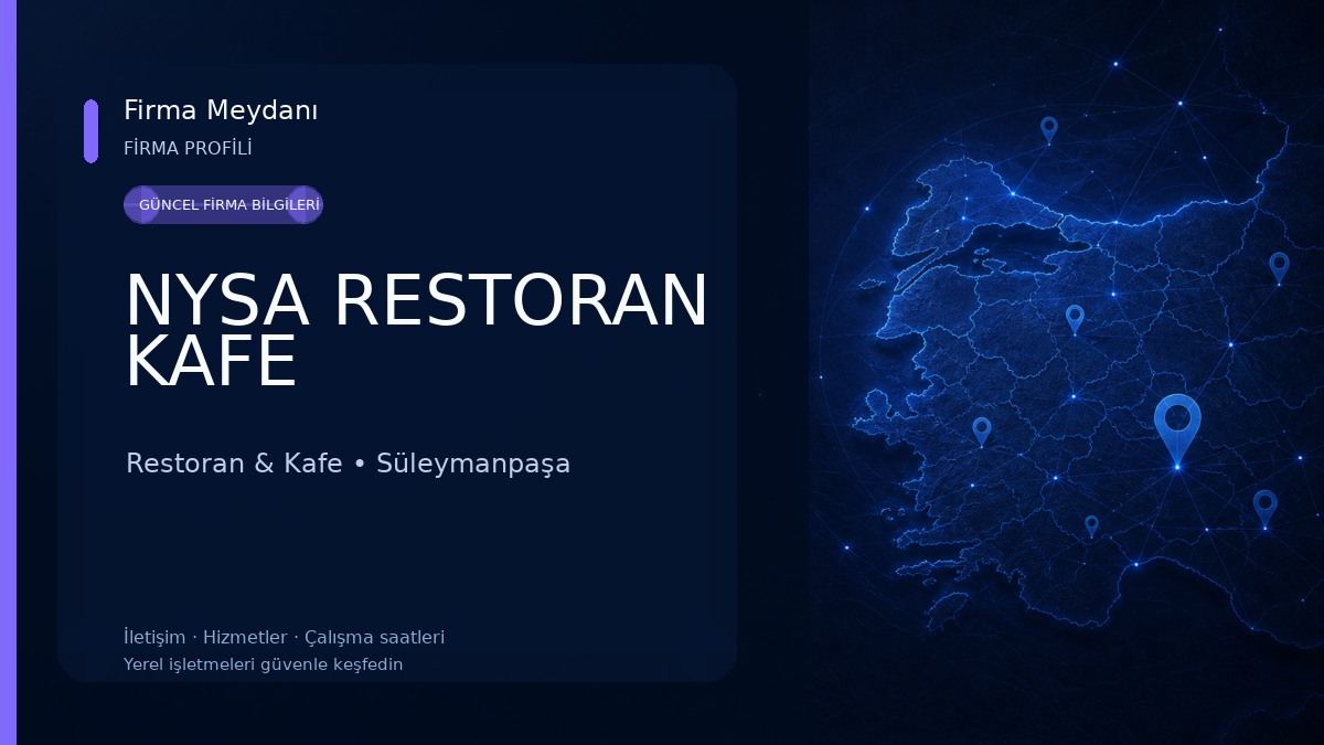 NYSA RESTORAN KAFE Restoran & Kafe
