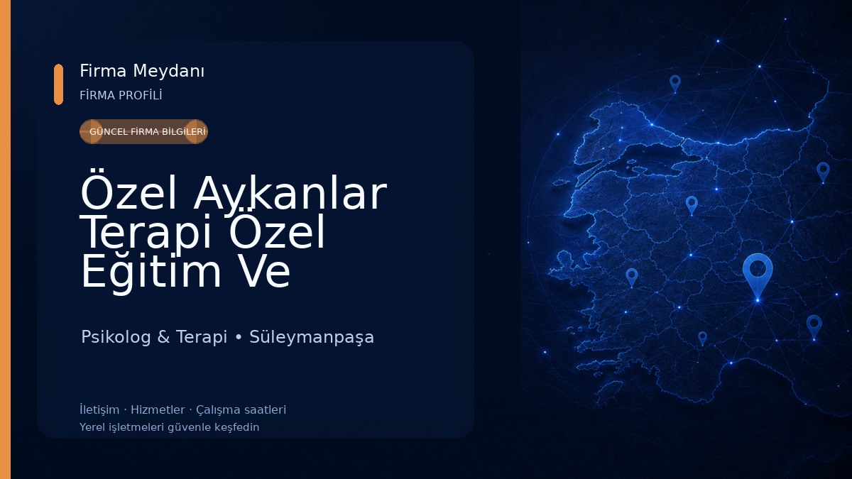 Özel Aykanlar Terapi Özel Eğitim Ve Rehabilitasyon Merkezi