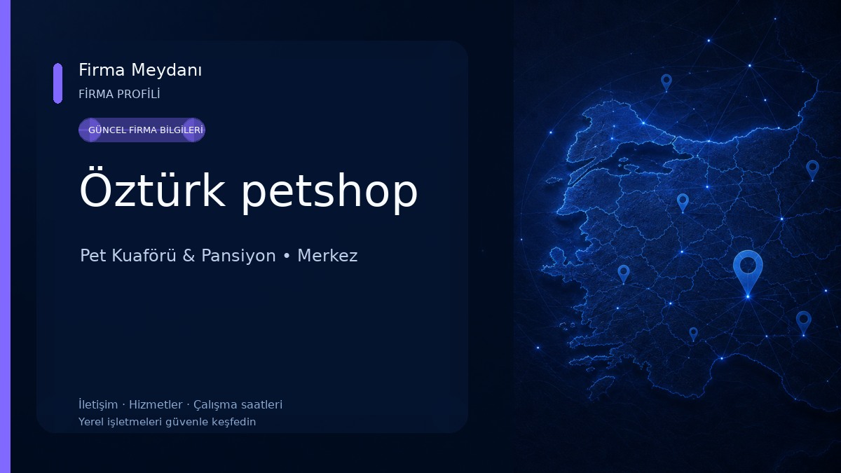 Öztürk petshop Pet Kuaförü & Pansiyon