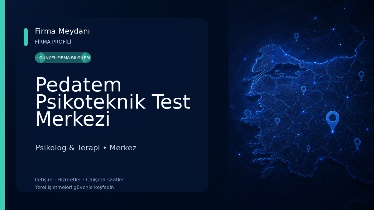 Pedatem Psikoteknik Test Merkezi 