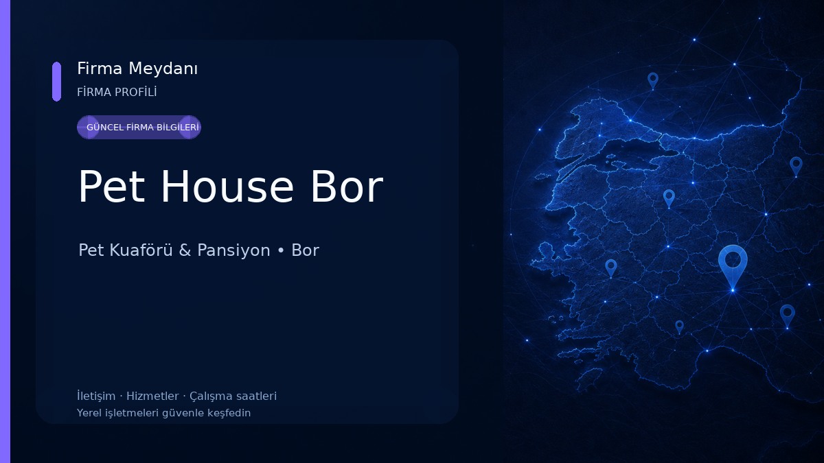 Pet House Bor Pet Kuaförü & Pansiyon