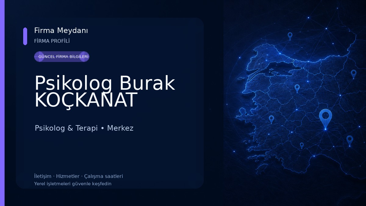 Psikolog Burak KOÇKANAT 