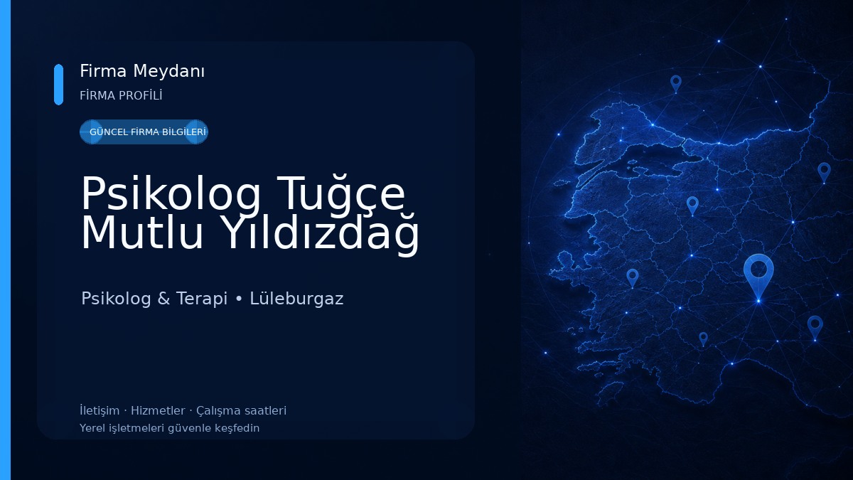 Psikolog Tuğçe Mutlu Yıldızdağ 