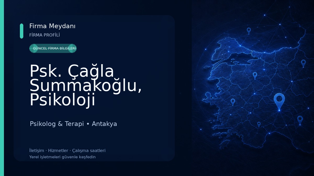 Psk. Çağla Summakoğlu, Psikoloji 