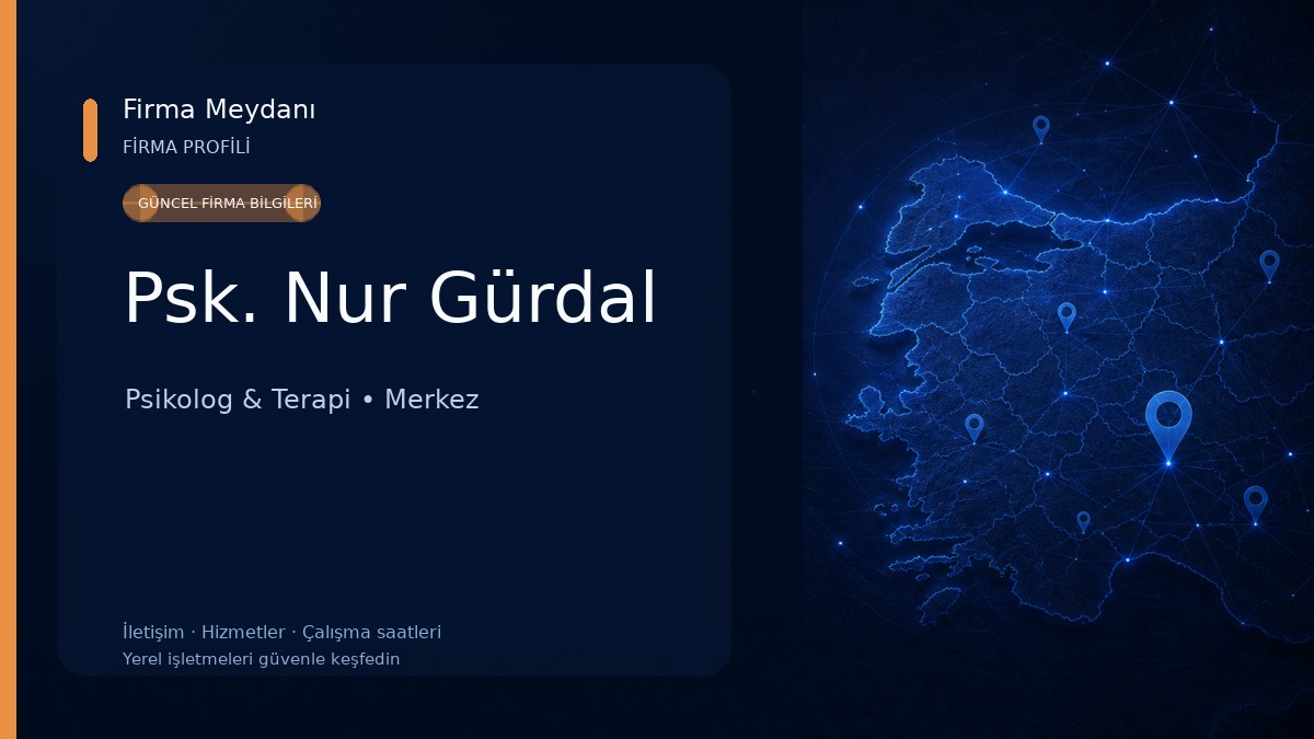 Psk. Nur Gürdal Psikolog & Terapi