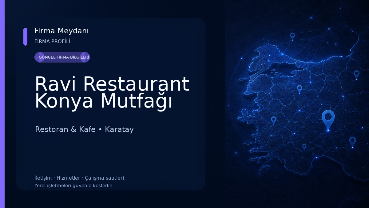 Ravi Restaurant Konya Mutfağı Restoran & Kafe