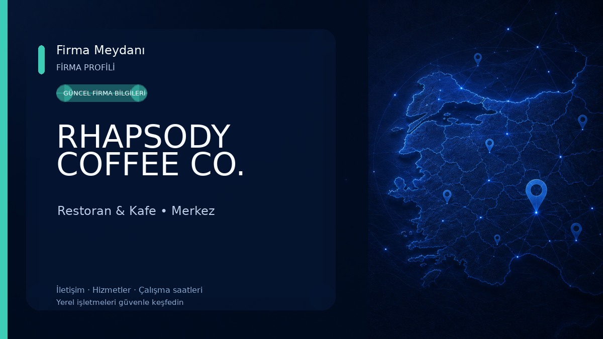 RHAPSODY COFFEE CO. Restoran & Kafe