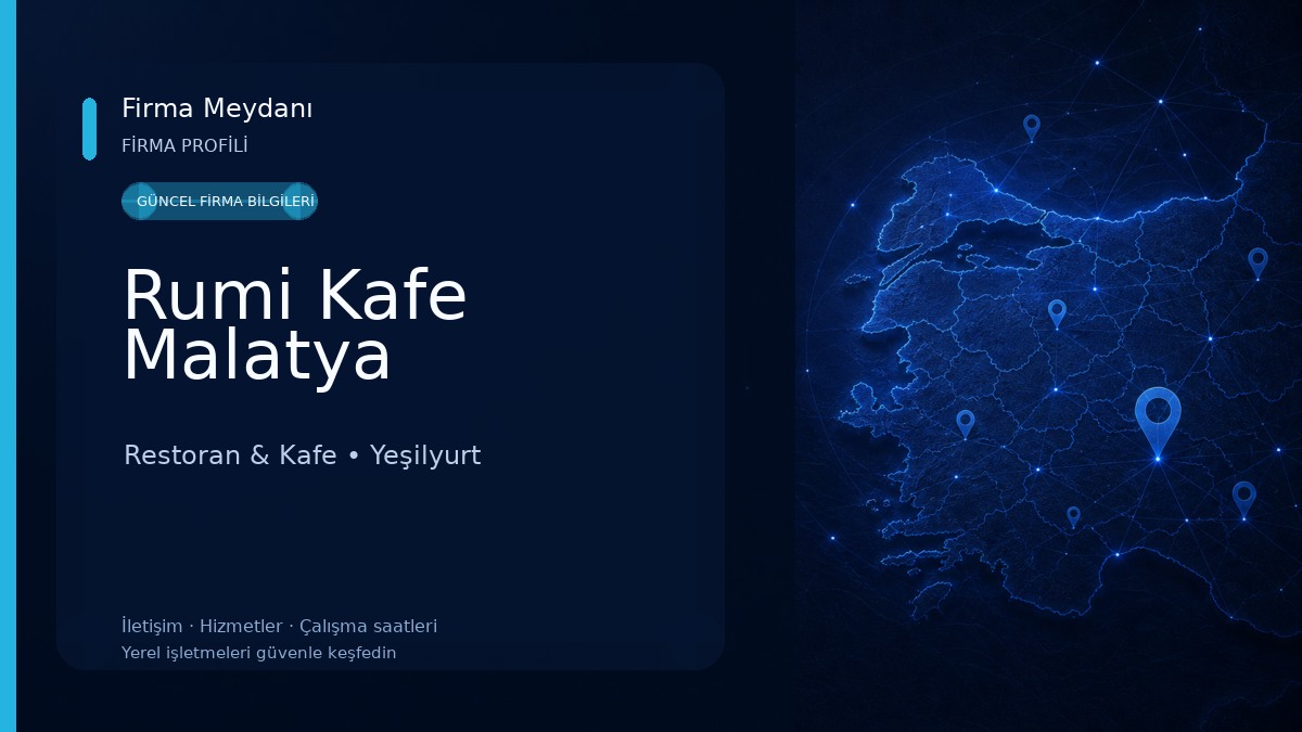 Rumi Kafe Malatya Restoran & Kafe